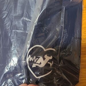 Navy Blue NJ DEVILS scrubs Top with Heart Logo